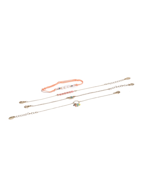 

Accessorize Women Pack of 4 Friendship Bracelets, Multi