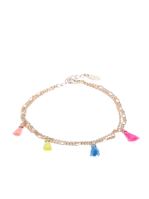 

Accessorize Gold-Toned Tasselled Anklet