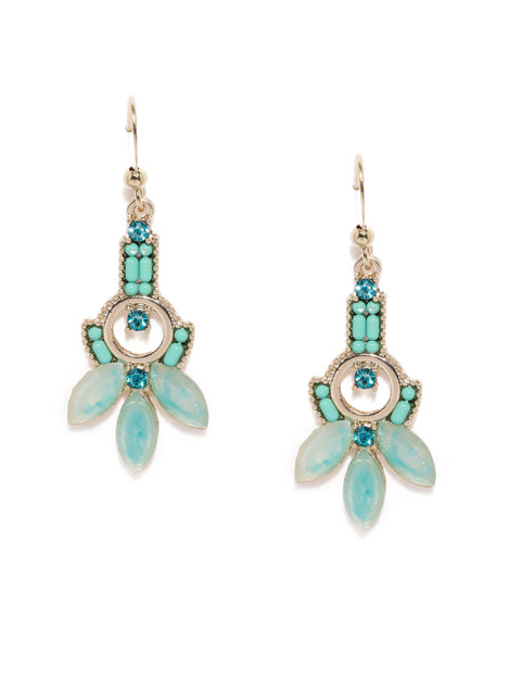 

Accessorize Turquoise Blue Contemporary Drop Earrings