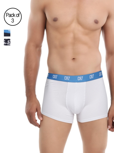 

CR7 Cristiano Ronaldo Men Pack of 3 Trunks 8100-4900-2686, White