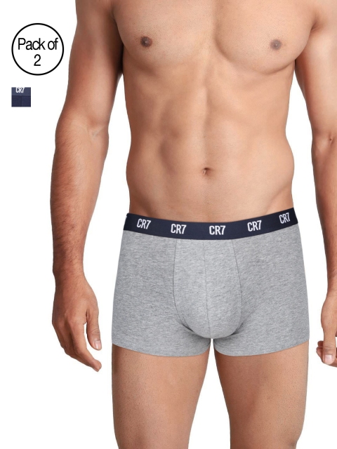 

CR7 Cristiano Ronaldo Men Blue & Grey Pack of 2 Trunks 8100-4900-2680B