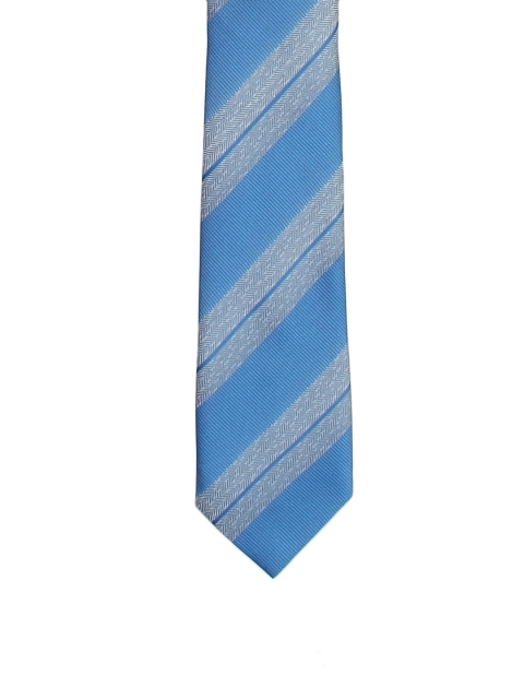 

Tossido Blue Striped Skinny Tie