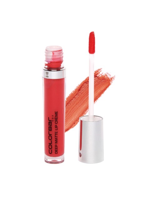 

Colorbar Deep Matte Lip Creme - Deep Red 001 6ml, Silver