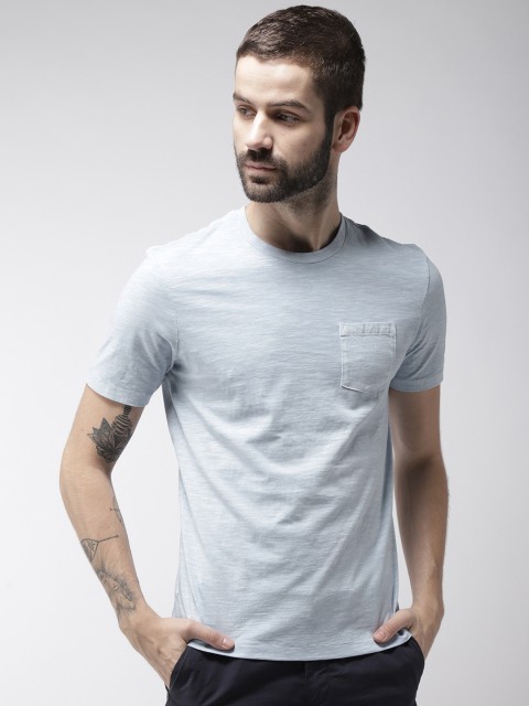 

Celio Men Blue Solid Round Neck T-shirt