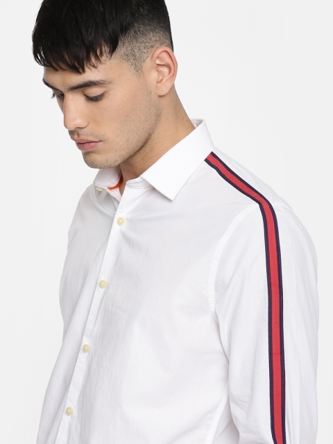 

INVICTUS Men White Slim Fit Solid Casual Shirt