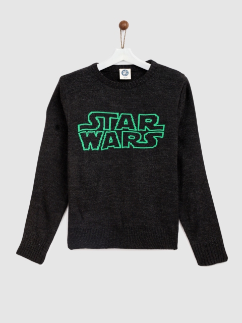 

YK Star Wars Boys Black Printed Pullover