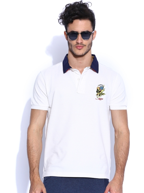 

Ed Hardy White Polo T-shirt