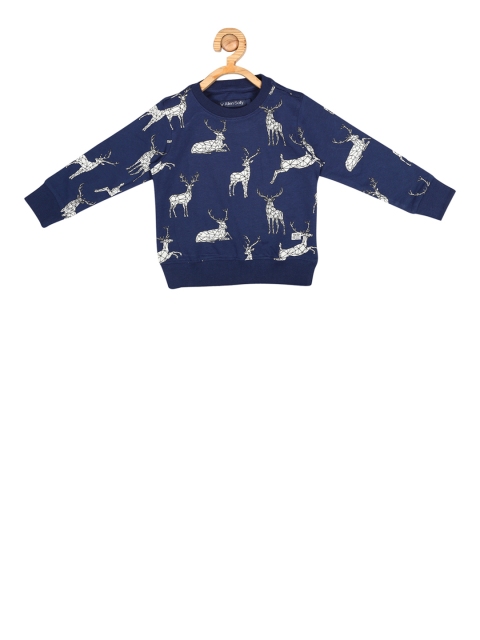 

Allen Solly Junior Boys Navy Blue Printed Sweatshirt