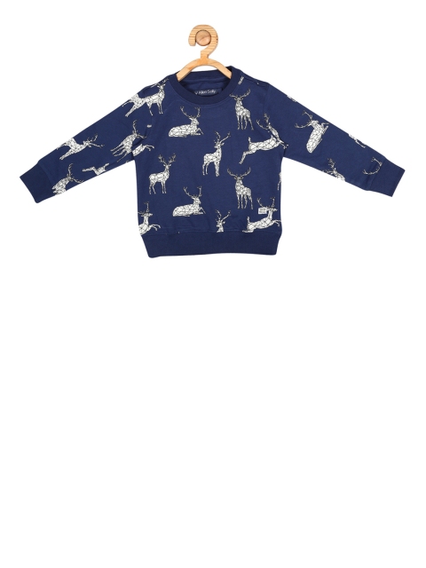 

Allen Solly Junior Boys Navy Blue Printed Sweatshirt
