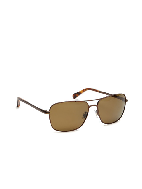 

Fossil Unisex Square Sunglasses FOS 2001/P/S 30Q 58VW, Brown