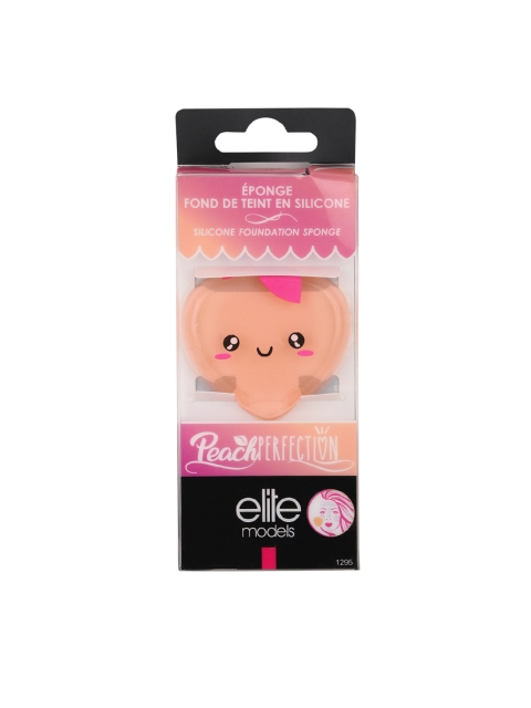 

Elite Models Women Silicone Makeup Foundation Sponge, Peach