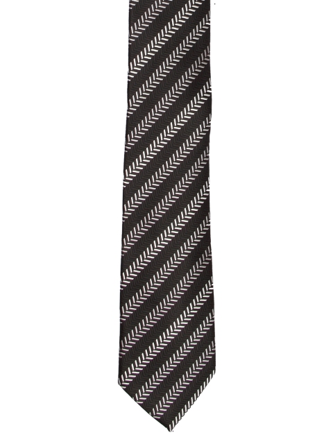 

Tossido Men Black Woven Design Broad Tie