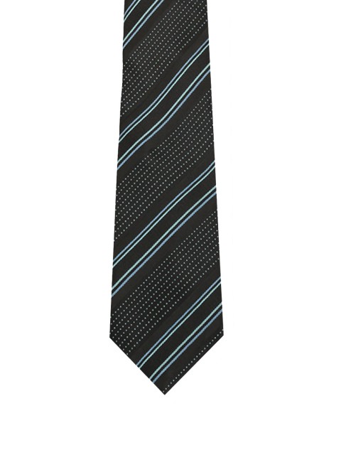 

Tossido Men Black Woven Design Broad Tie