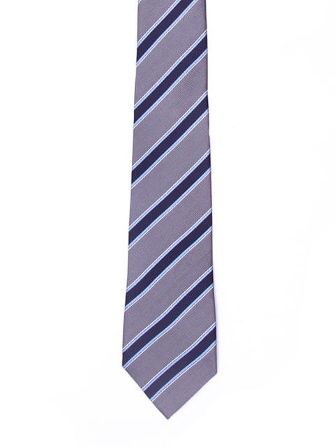 

Tossido Men Grey Woven Design Broad Tie