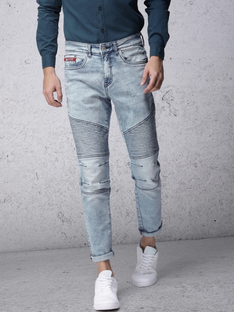 

Ecko Unltd Men Blue Tapered Fit Mid-Rise Clean Look Stretchable Jeans