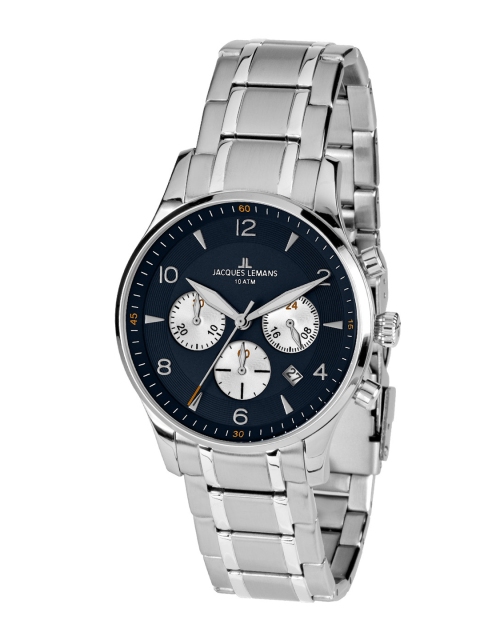 

Jacques Lemans Men Black Analogue Watch