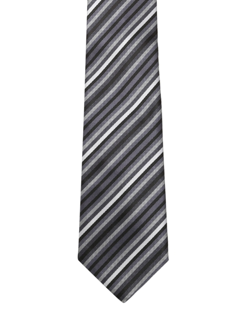 

Tossido Grey & Black Woven Design Broad Tie