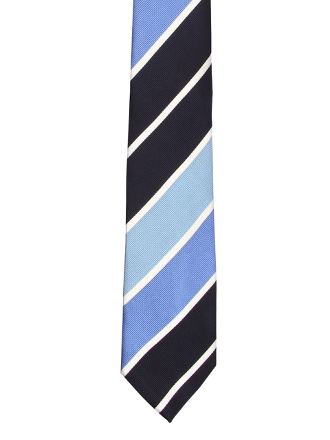 

Tossido Blue Striped Broad Tie
