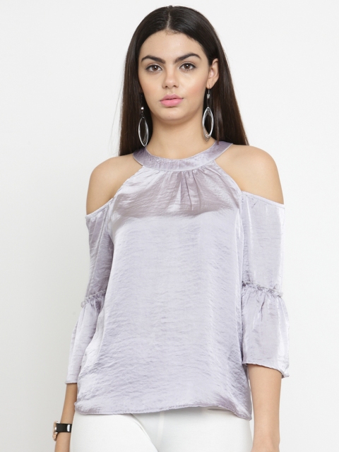 

Latin Quarters Women Grey Solid Top