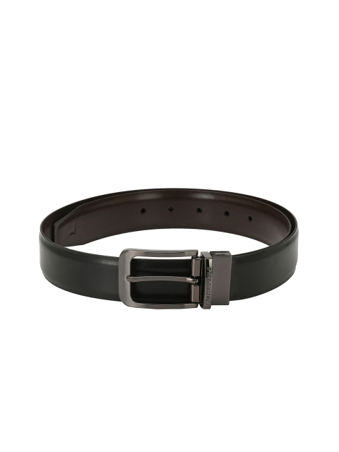 

Pacific Gold Men Black & Brown Solid Reversible Belt