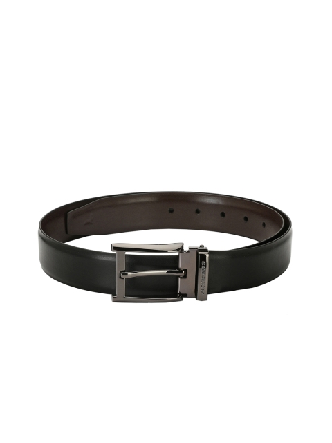 

Pacific Gold Men Black & Brown Reversible Solid Belt
