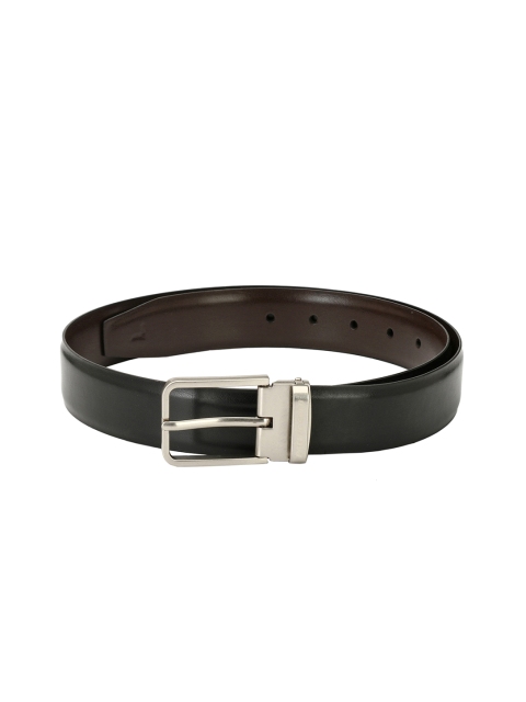 

Pacific Gold Men Black & Brown Solid Reversible aBelt