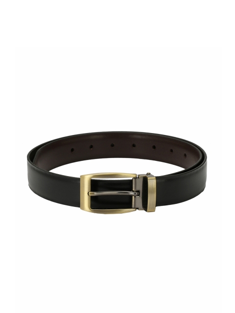 

Pacific Gold Men Black & Brown Reversible Solid Belt