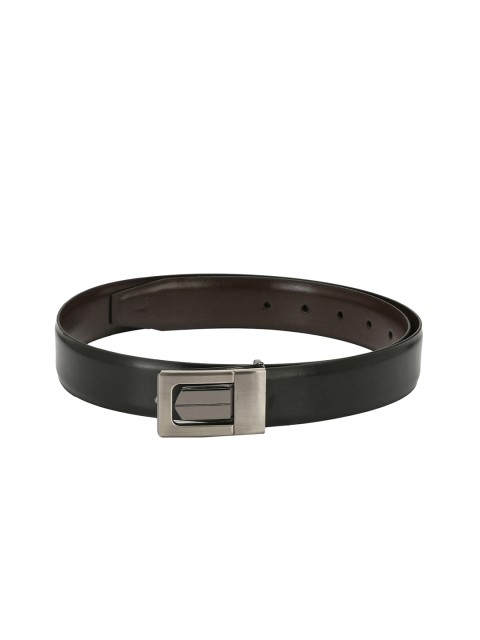 

Pacific Gold Men Black & Brown Solid Belt