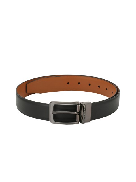 

Pacific Gold Men Black & Tan Reversible Solid Belt