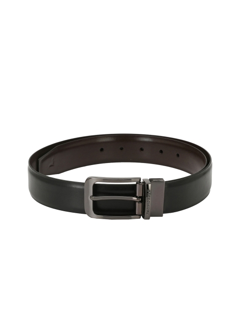 

Pacific Gold Men Black & Brown Solid Reversible Belt