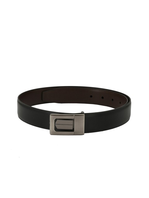 

Pacific Gold Men Black & Brown Solid Belt