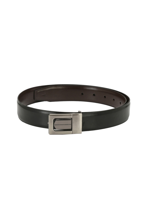 

Pacific Gold Men Black & Brown Solid Reversible Belt
