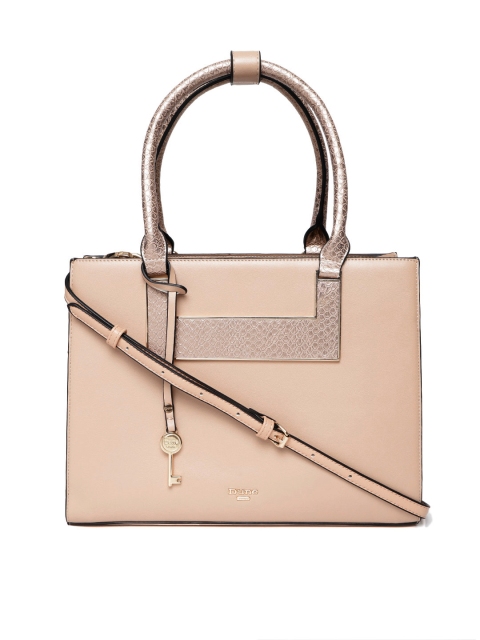 

Dune London Peach-Coloured Solid Handheld Bag