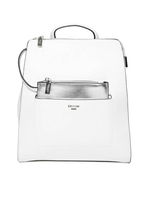 

Dune London Women White Solid Backpack