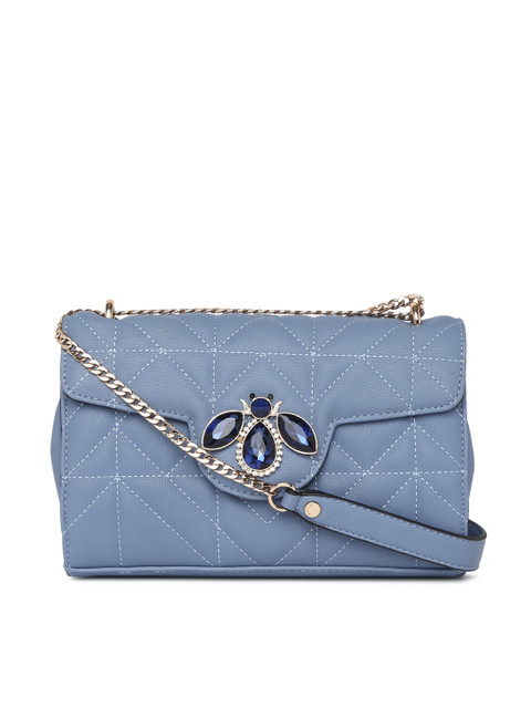 

Dune London Blue Embellished Sling Bag