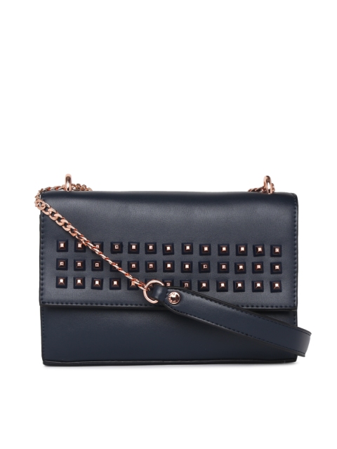 

Dune London Navy Blue Embellished Sling Bag