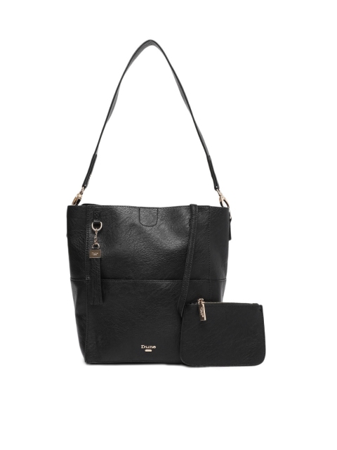 

Dune London Black Ducket Hobo Bag