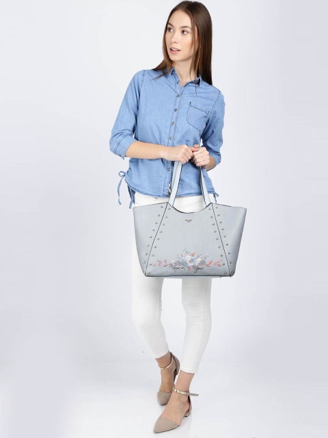 

Dune London Blue Daniella Embellished Shoulder Bag