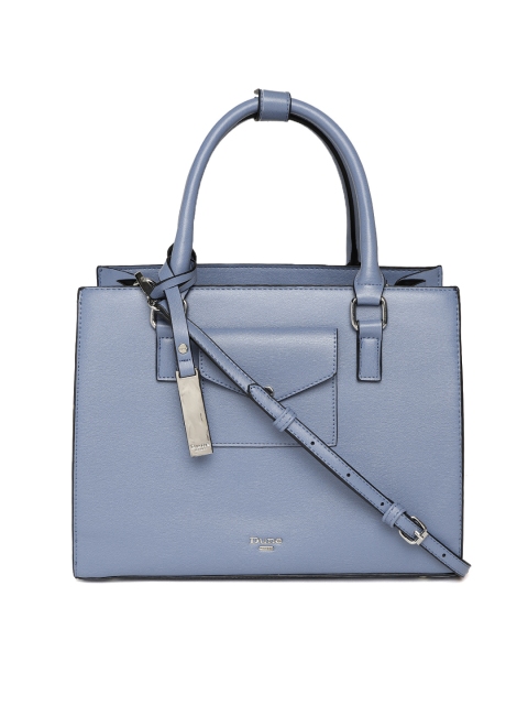 

Dune London Blue Solid Handheld Bag with Sling Strap