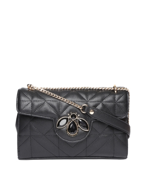 

Dune London Black Quilted Sling Bag