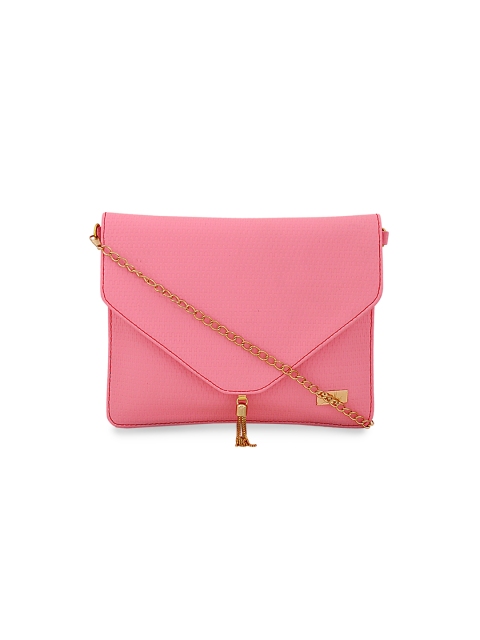 

yelloe Pink Solid Sling Bag