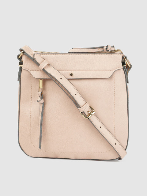 

Accessorize Women Pink Solid Sling Bag