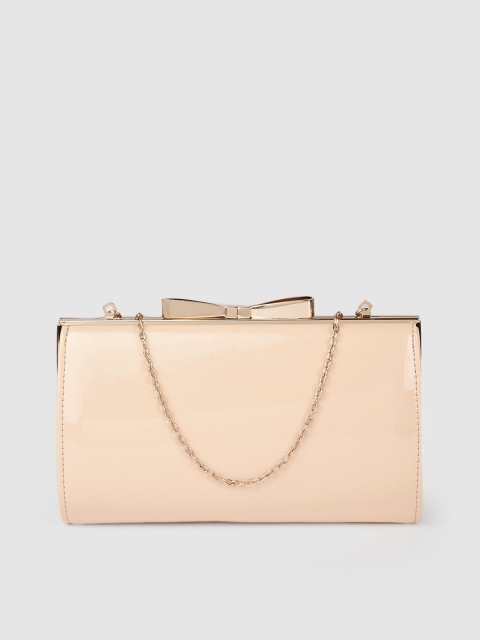 

Accessorize Nude-Coloured Solid Clutch