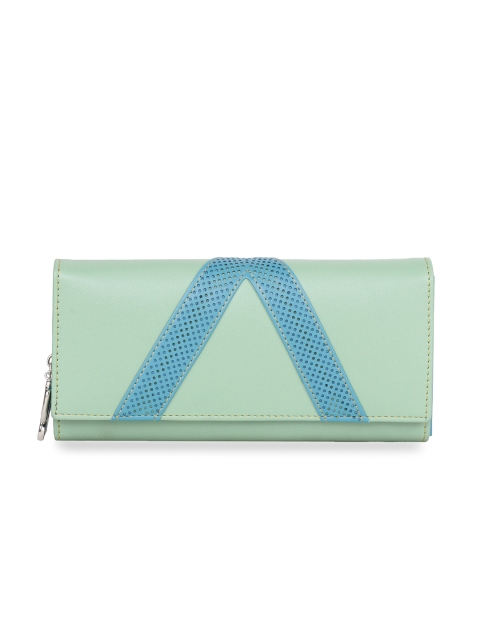 

Butterflies Women Green Solid Two Fold Wallet