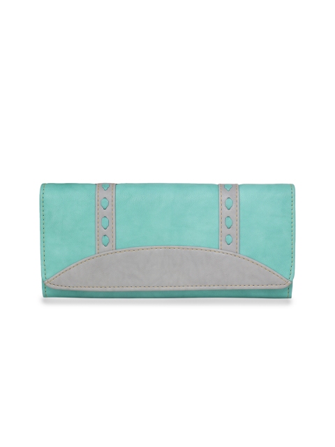 

Butterflies Women Grey & Blue Solid Two Fold Wallet