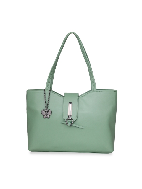 

Butterflies Green Solid Handheld Bag