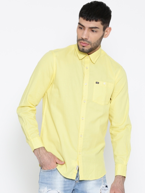 

Arrow Sport Yellow Hudson Semi-Slim Fit Casual Shirt