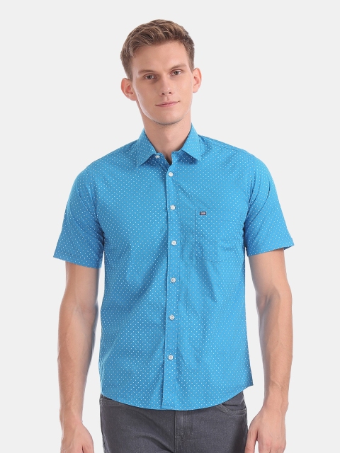 

Arrow Sport Men Blue Regular Fit Printed Casual Shirt