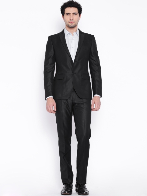 

Arrow Black Single-Breasted Formal Suit