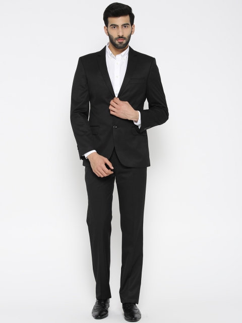 

Arrow Men Black Single-Breasted Slim Fit Formal Suit